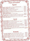 Restaurant Bharati menu