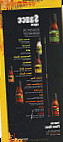 Buffalo Wild Wings menu