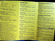 Antonio's Pizzeria menu