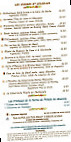 Grand Hôtel De Valencienne menu
