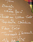 L'Agathillaise menu