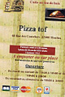 Pizza Tof menu