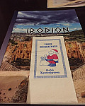 Restaurant Irodion menu