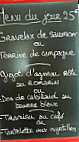 Le Comptoir De L'eglise menu