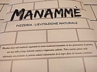 Manammé Pizzería menu