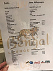 Bengal Lounge menu
