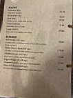 Thirty 4 Café menu