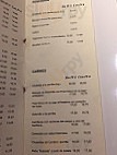 Matxete menu