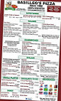 Basilleo's Pizza 2.0 menu