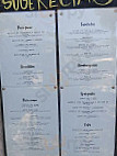Chiringuito Tangana menu