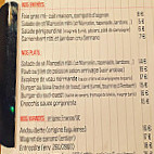 La Table Des Frangins Restaurant menu
