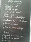 Chez Dorina menu