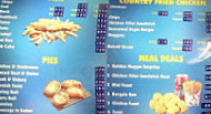 Seashell menu