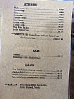 Millside Tavern menu