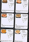 Escale-pizza menu