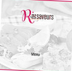 R De Saveurs menu