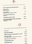Delaville Cafe menu