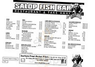 Salop Fish menu