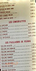 La Grange menu