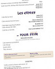 Le Caprice Du Loc menu