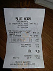 Blue Moon menu