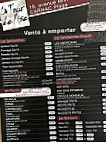 La Tour de Pise menu