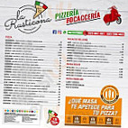 La Rusticona menu