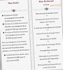 Hostellerie des Monts Jura menu