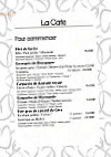 Autour De La Table menu