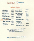 Carette menu