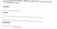Relais Du Vieux Sauvaire menu
