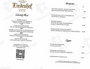 Lindenhof menu