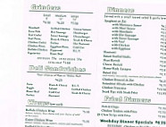 Tolli's Pizzeria menu