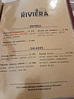 La riviera menu