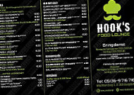 Hook's Food Lounge menu