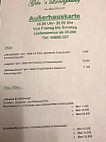 Gila's Landgasthof menu