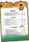 Indisches Maharani menu