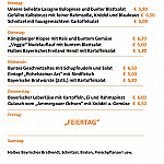 Metzgerei Sedlmayr menu