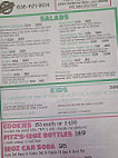 Sub Stop Cafe menu