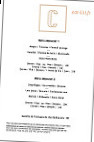 Restaurant Lamaccotte menu