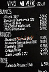 Le bistrot du Chanoine menu