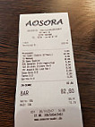 Aosora Sushi Restaurant menu