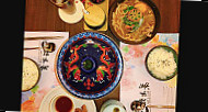 Reis Tee Mongolisches food