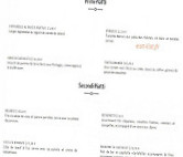 Retrogusto menu