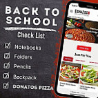 Donatos Pizza menu