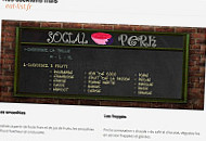 Social Perk menu