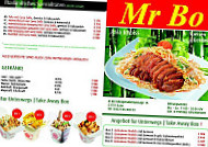 Mr bo menu