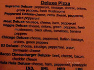 Domino's Pizza menu