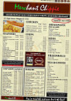 Merchant Chippie menu