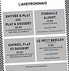 L'Aveyronnais menu